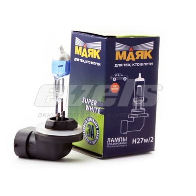 Лампа "Маяк" 12V H27/2 27W (PGJ13) SUPER WHITE — основное фото